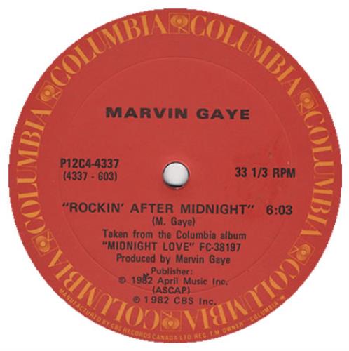 12” Michael Jackson / Marvin Gaye Beat It / Rockin After Midnight P12C44337 Epic /00250 Michael Jackson Beat It Canadian Promo 12